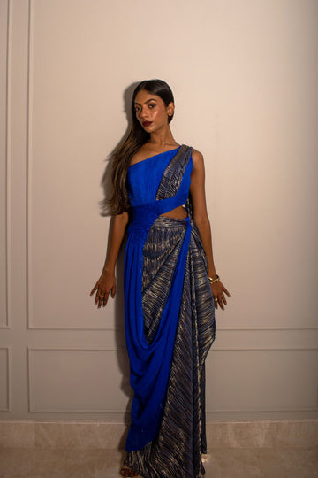 NONA Draped Sari Gown