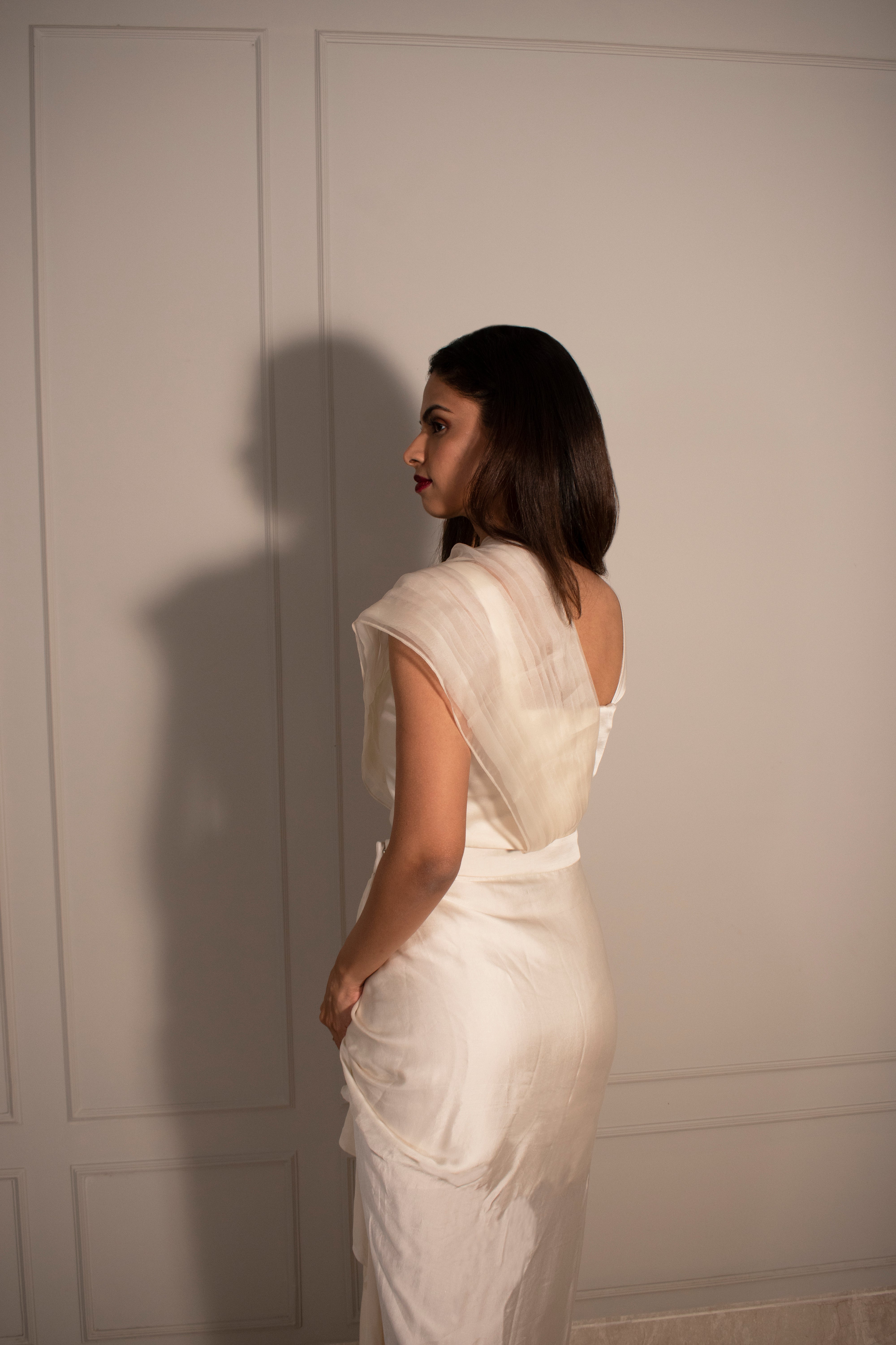 Tube Top & Draped Wrap Skirt (optional cape)