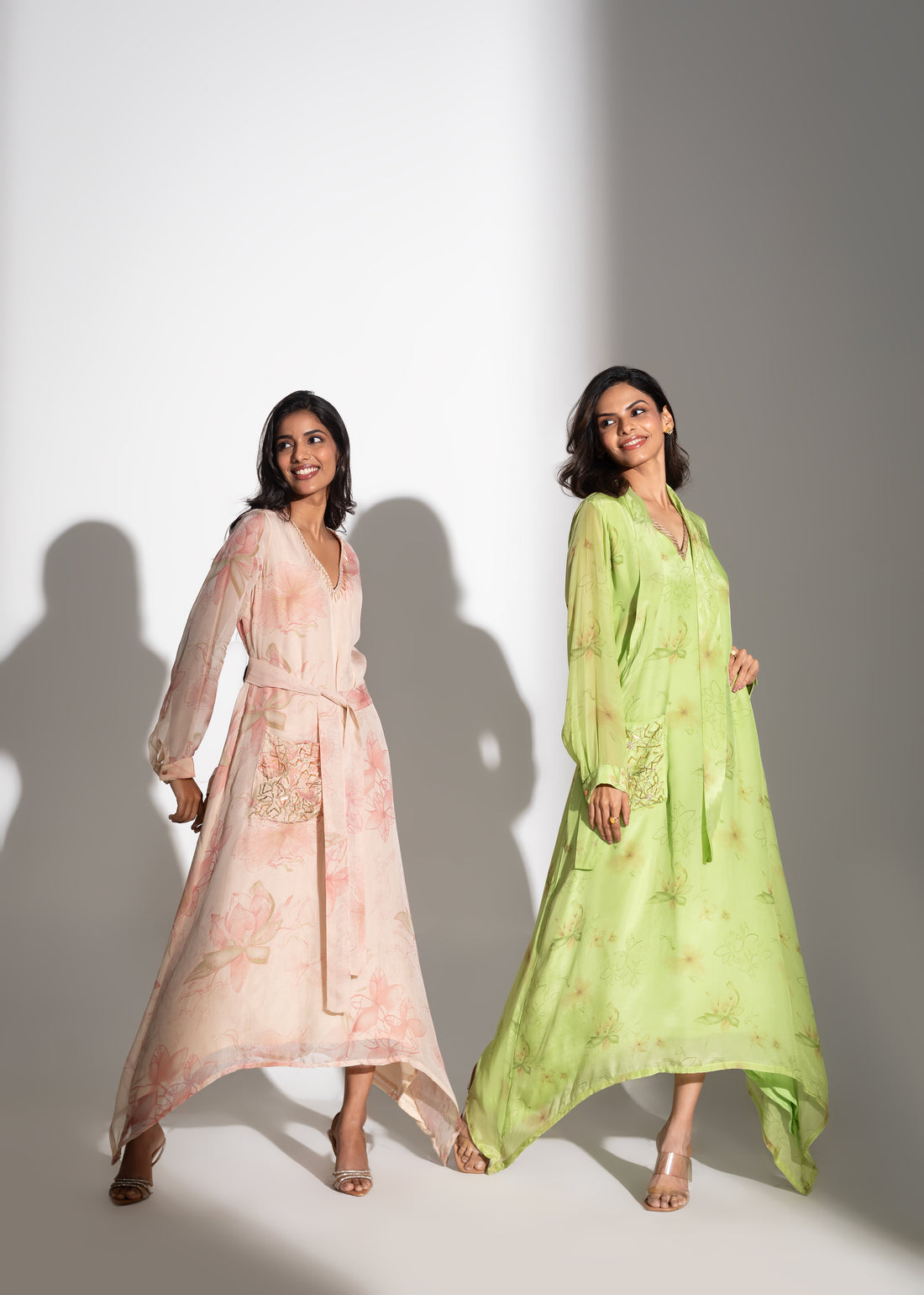 Printed Asymmetric Maxi Tunic