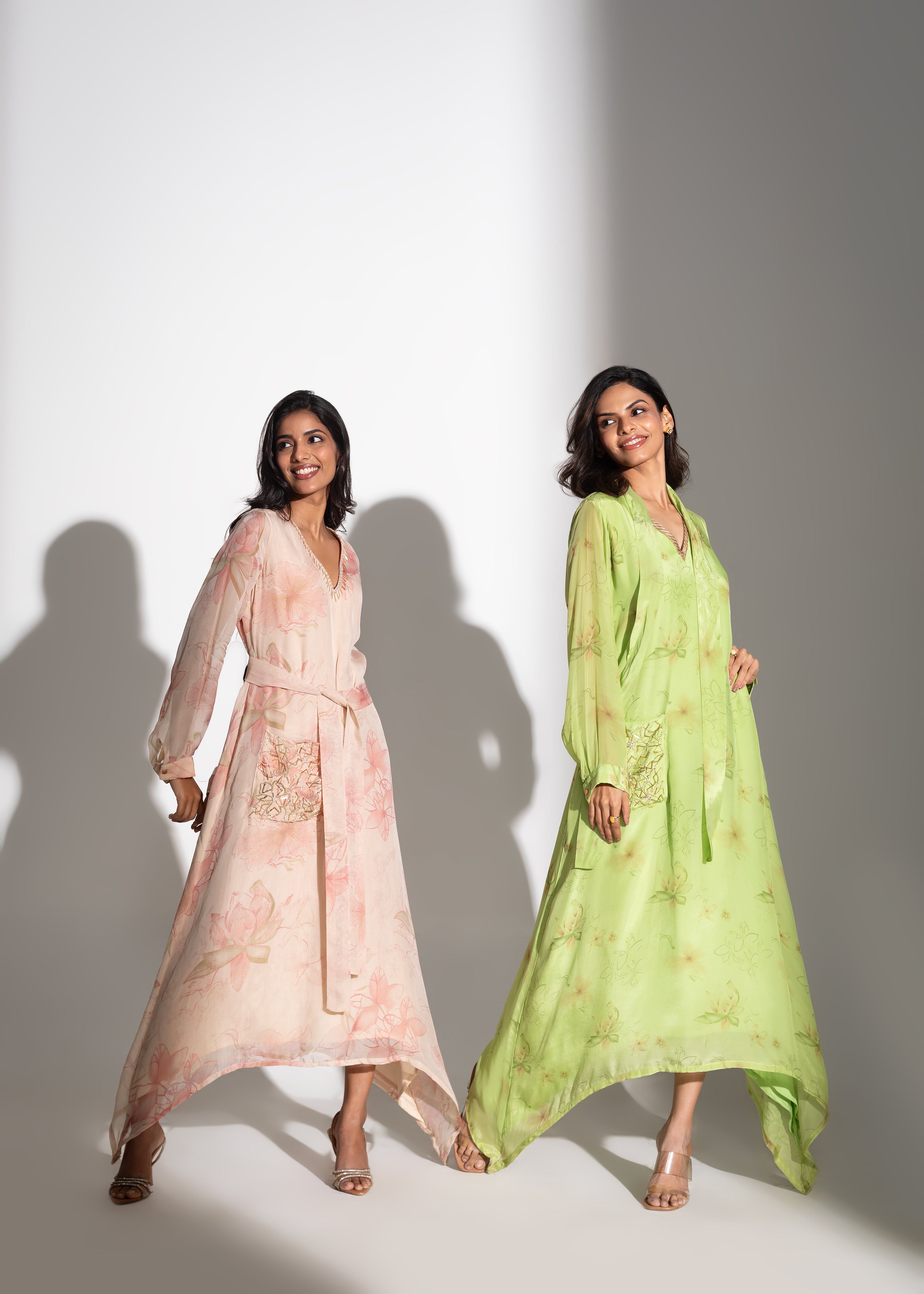 Printed Asymmetric Maxi Tunic