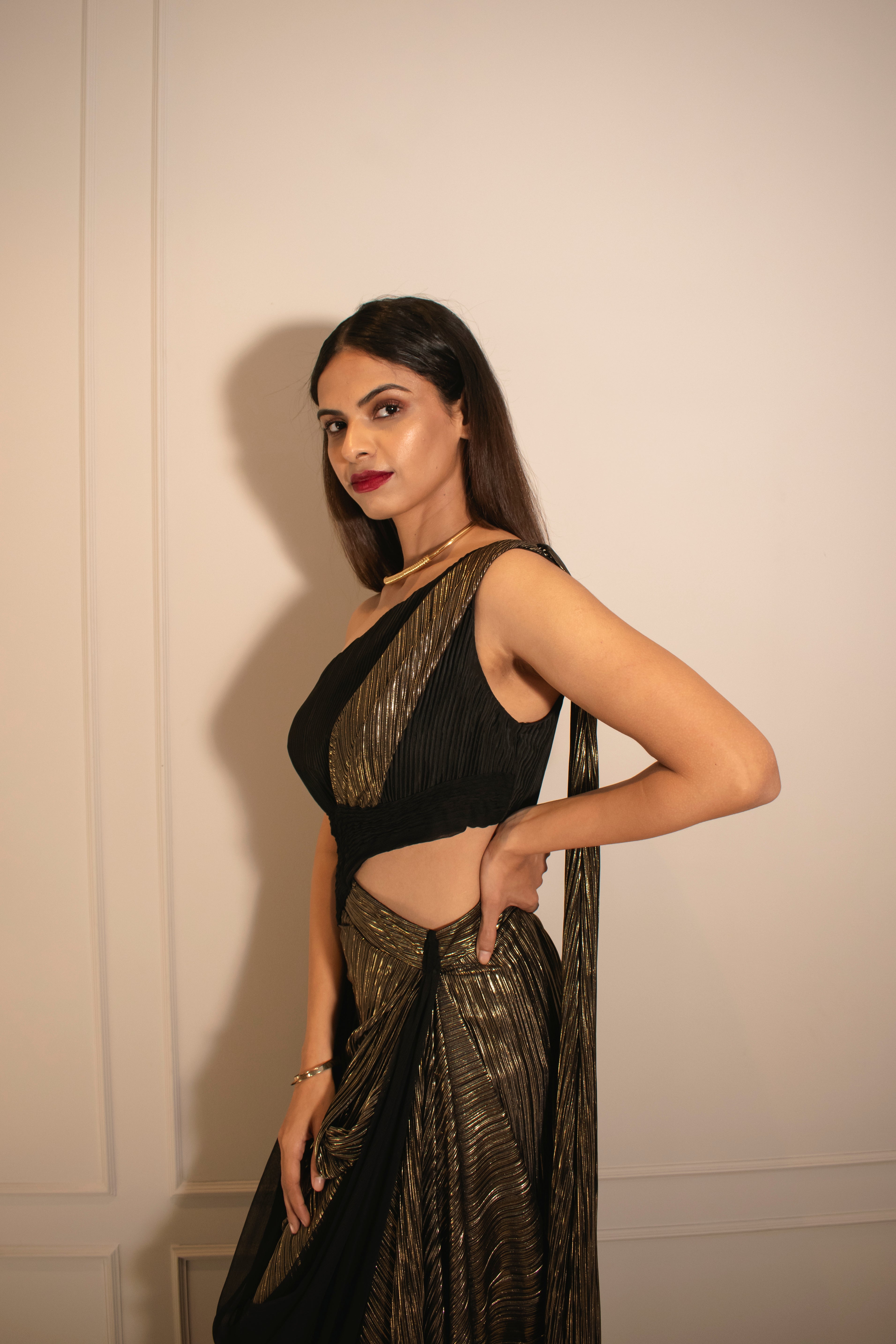 NONA Draped Sari Gown