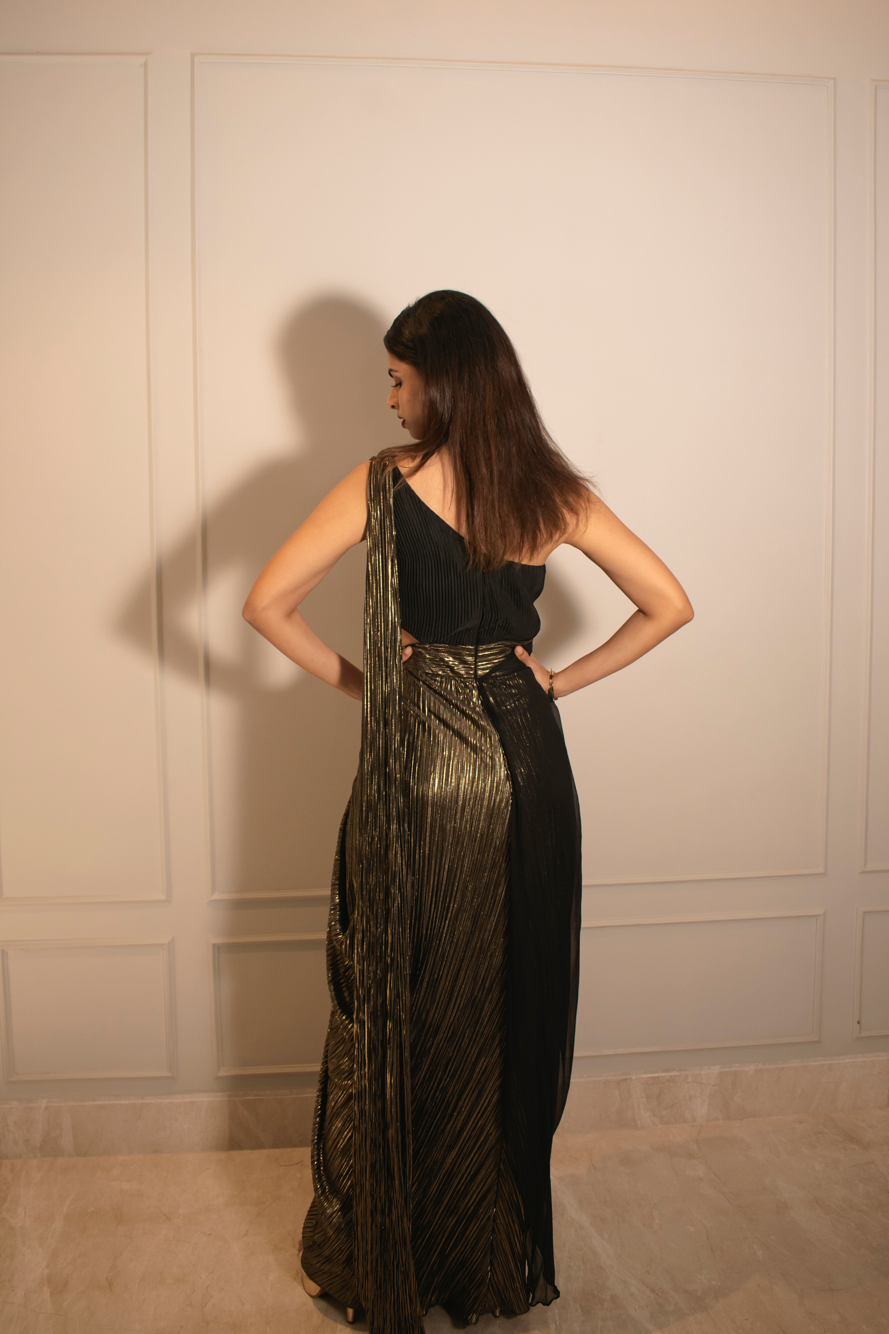 NONA Draped Sari Gown