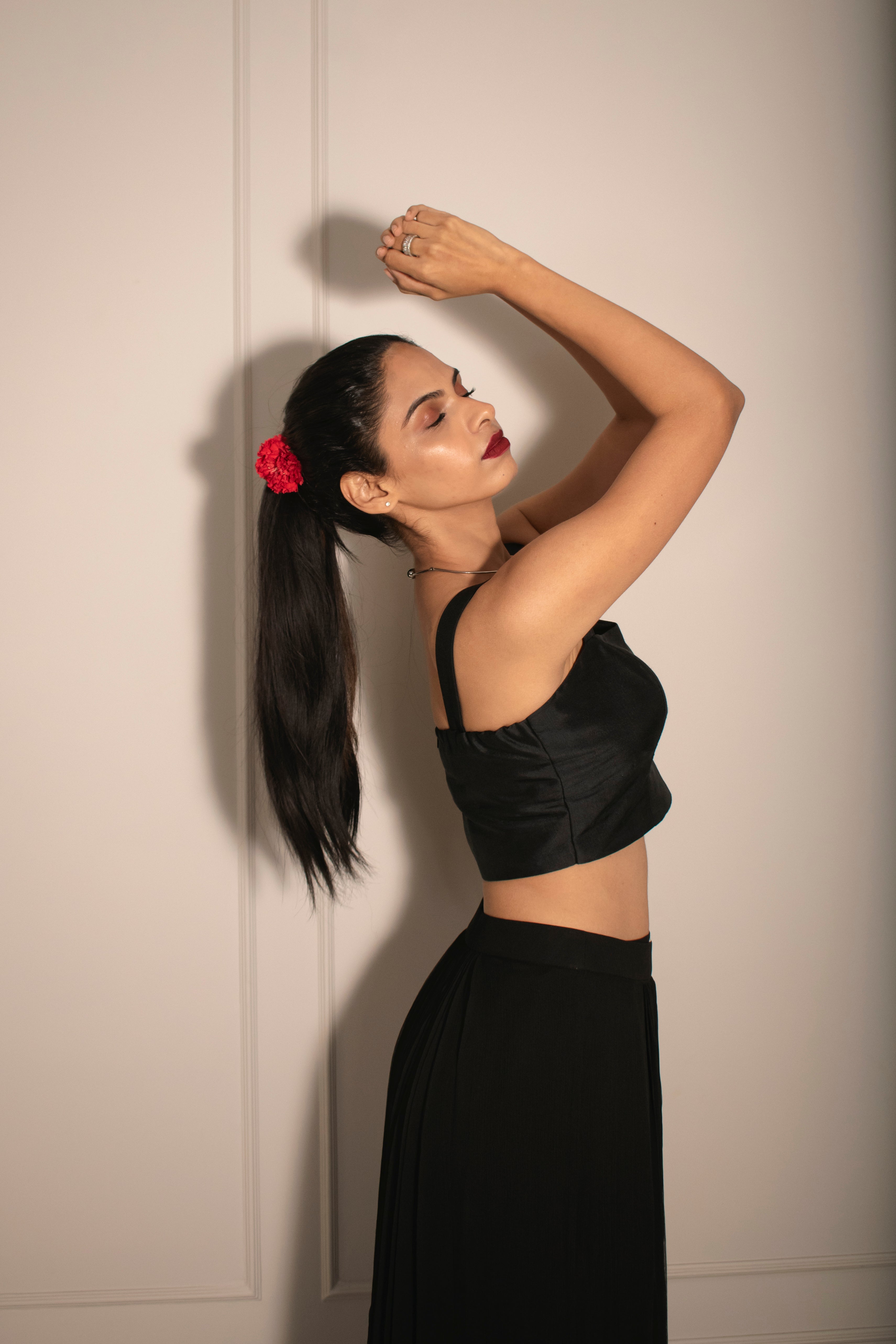 Tube Top & Knife Pleated Skirt (without can-can)