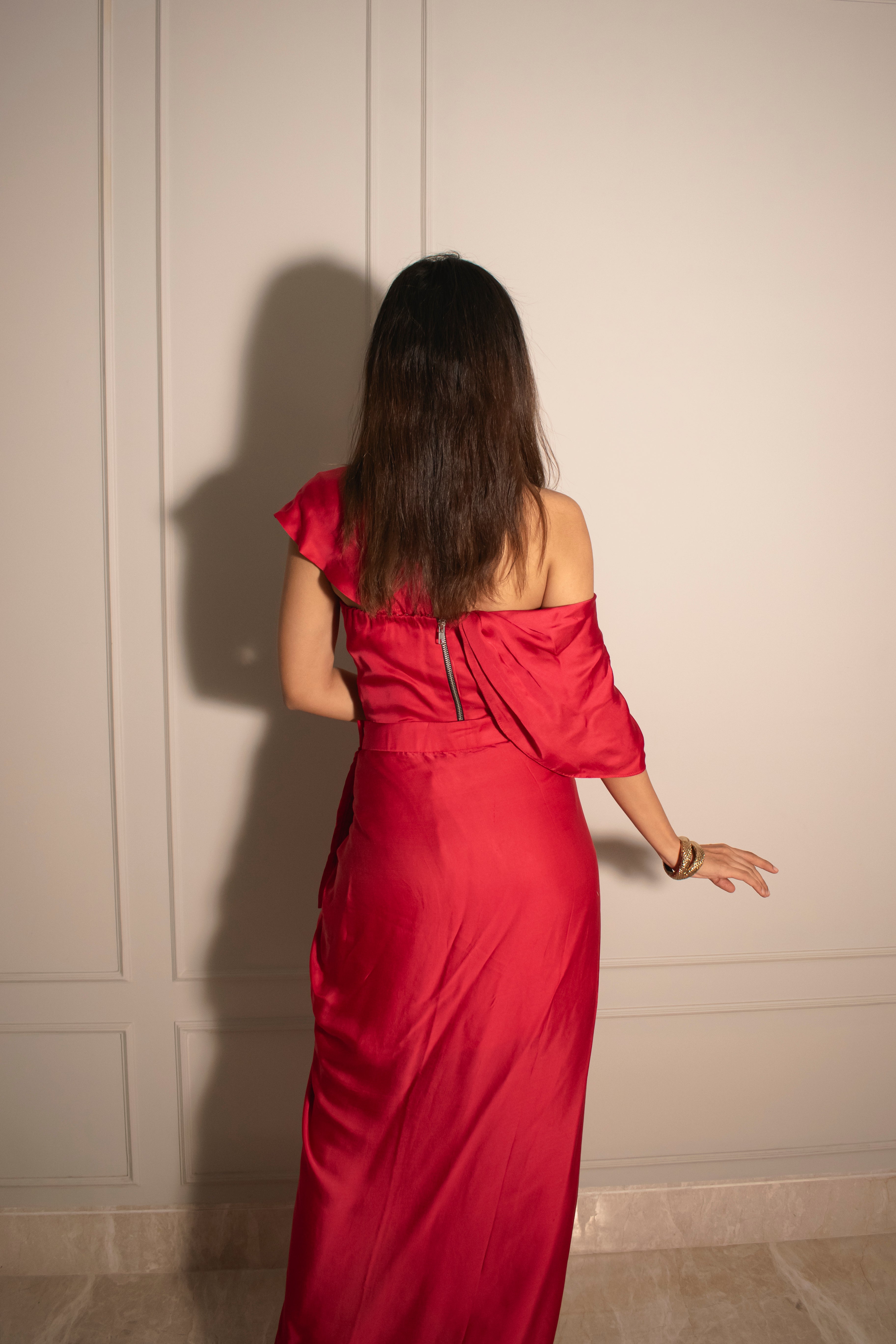 Multi-Way Tube Top & Draped Wrap Skirt