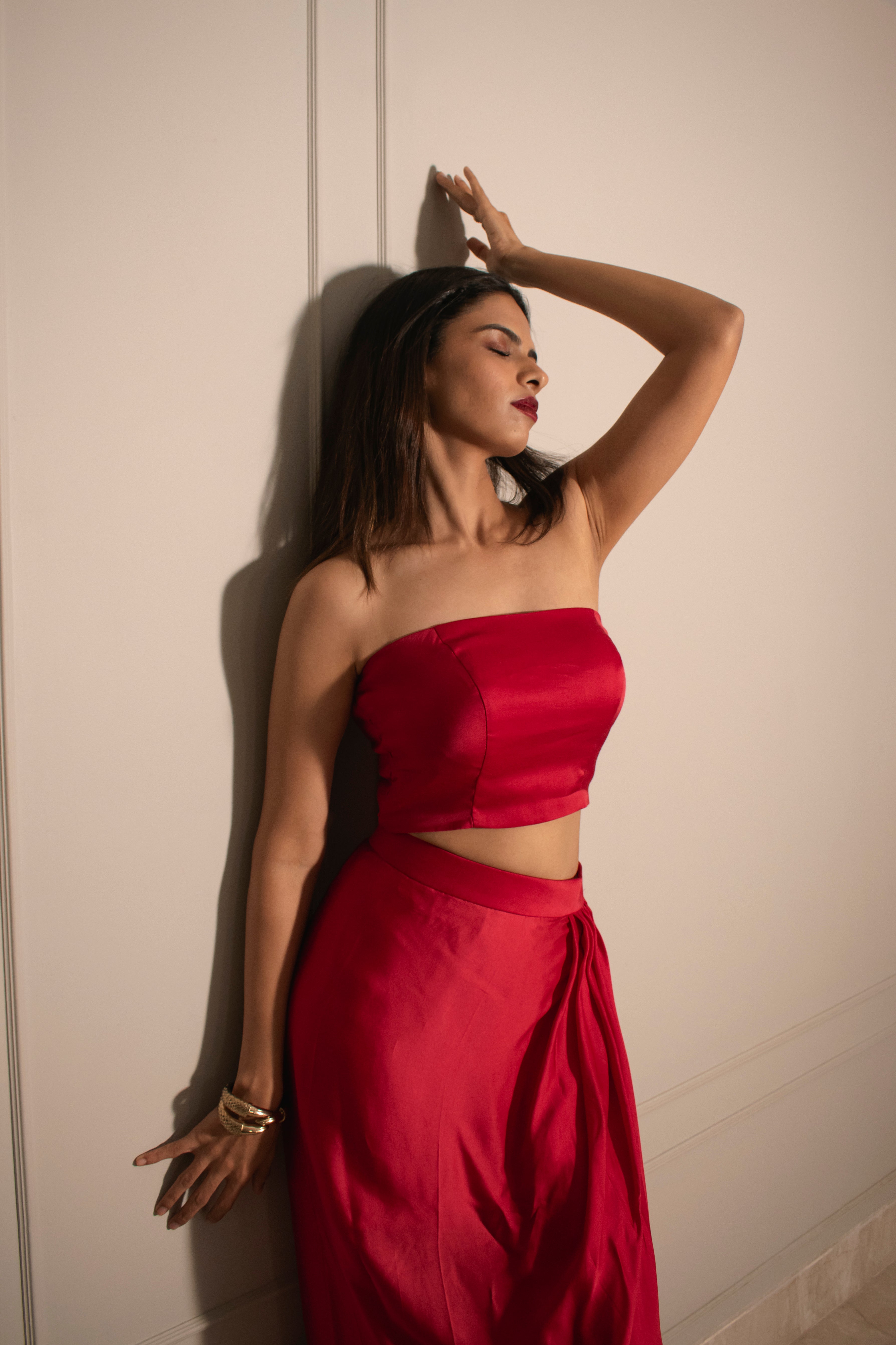 Multi-Way Tube Top & Draped Wrap Skirt