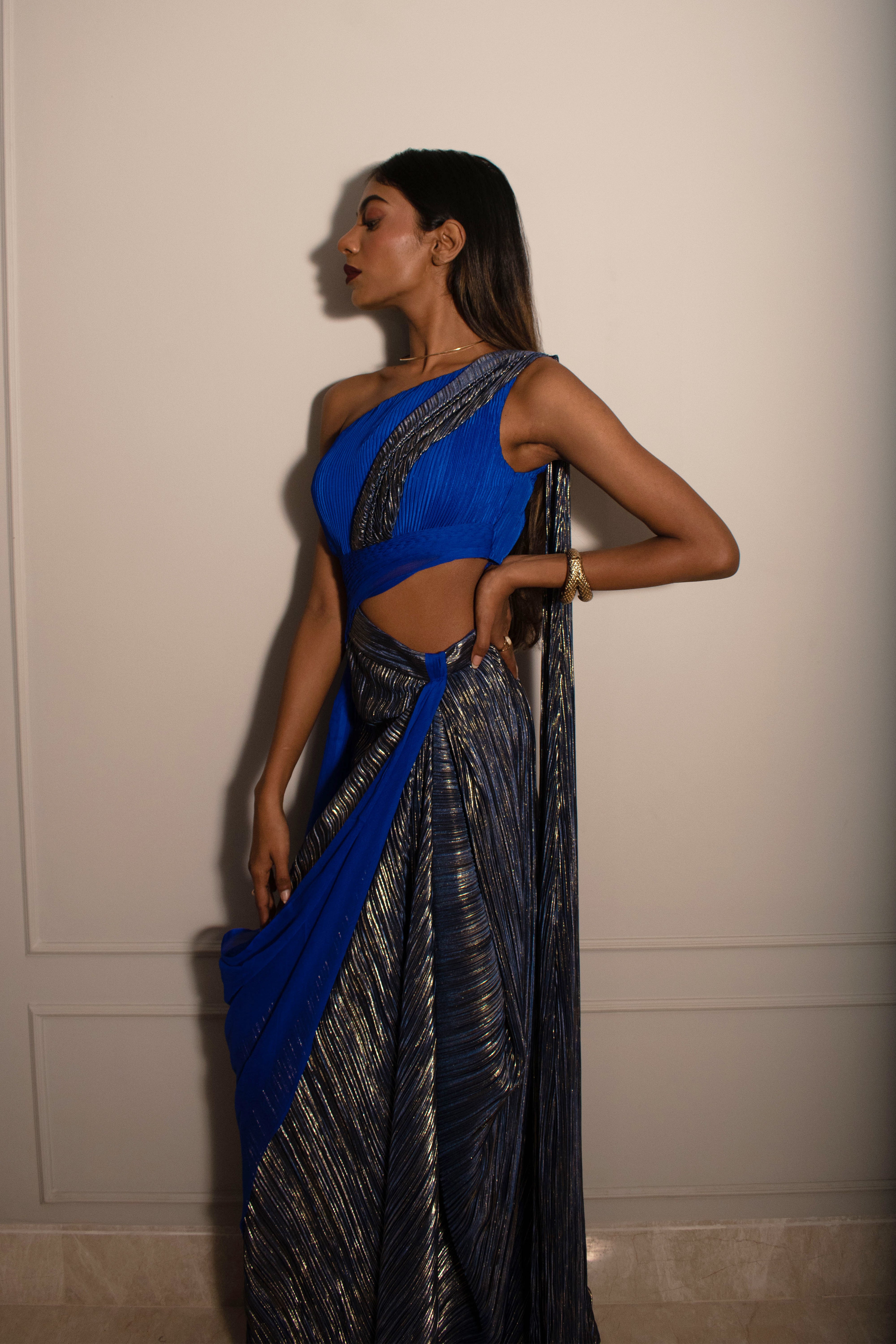 NONA Draped Sari Gown