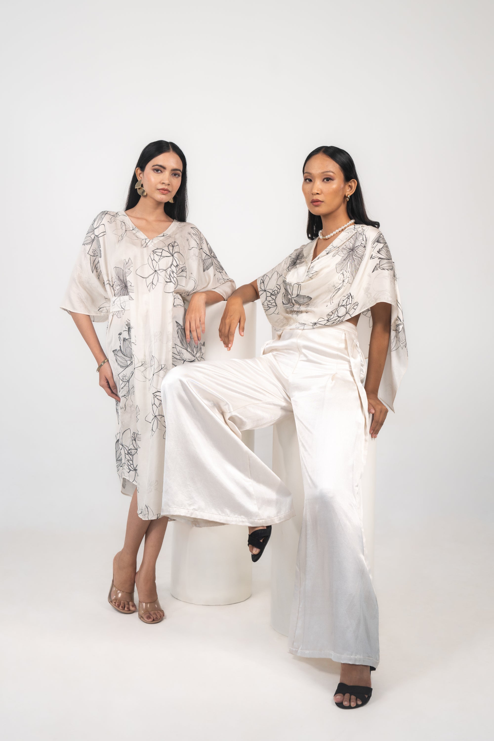 Kintsugi Printed Kaftan