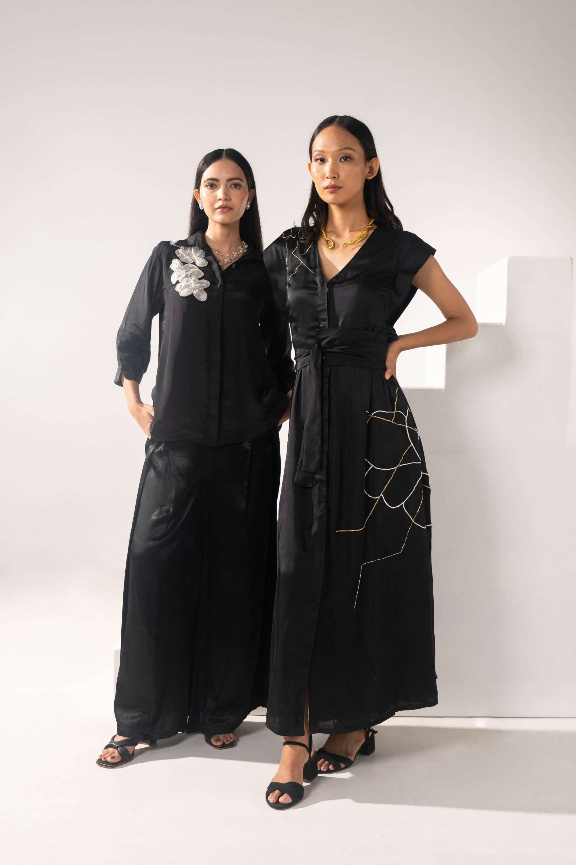 KURO Belted Dress