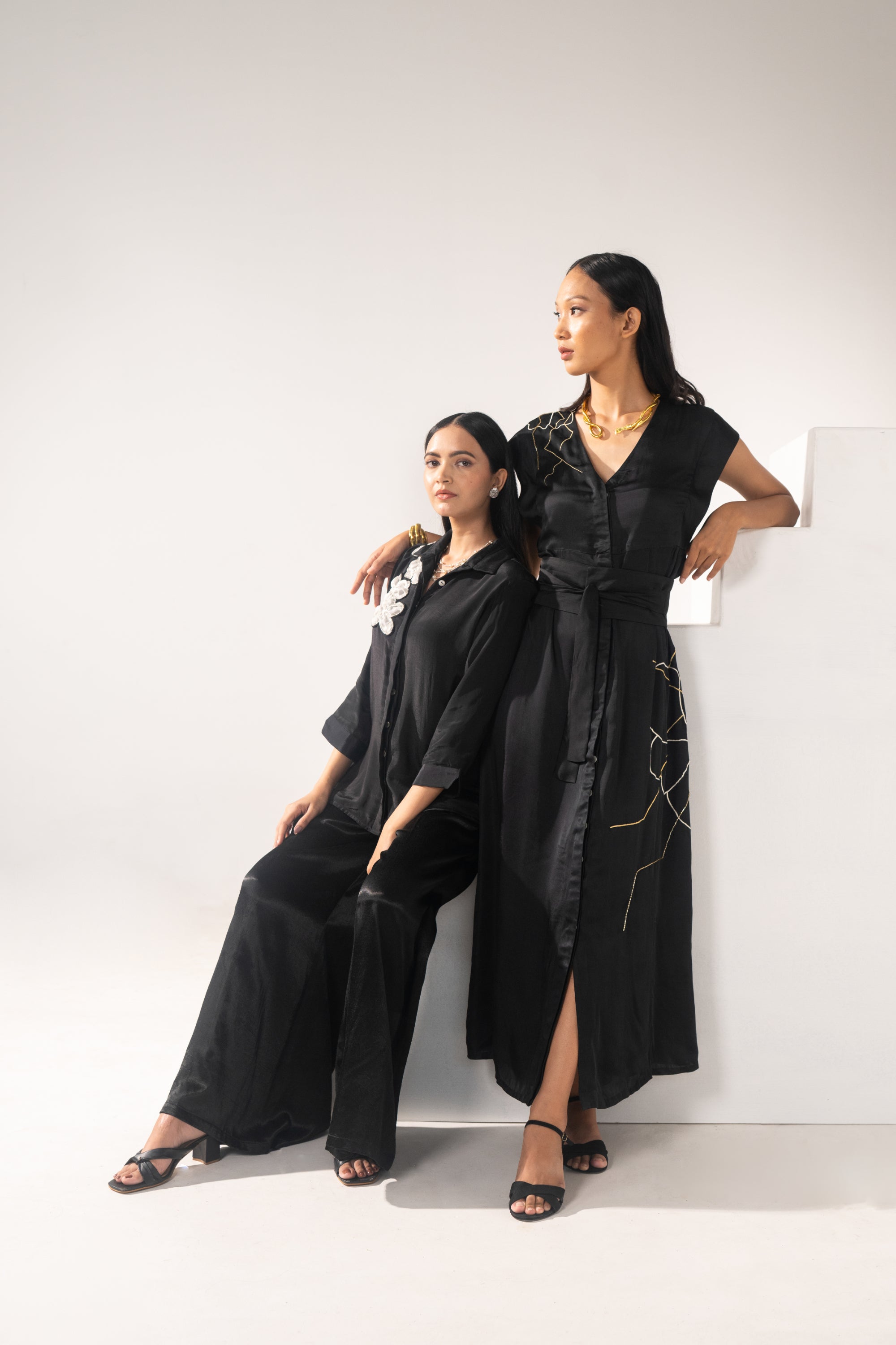KURO Belted Dress