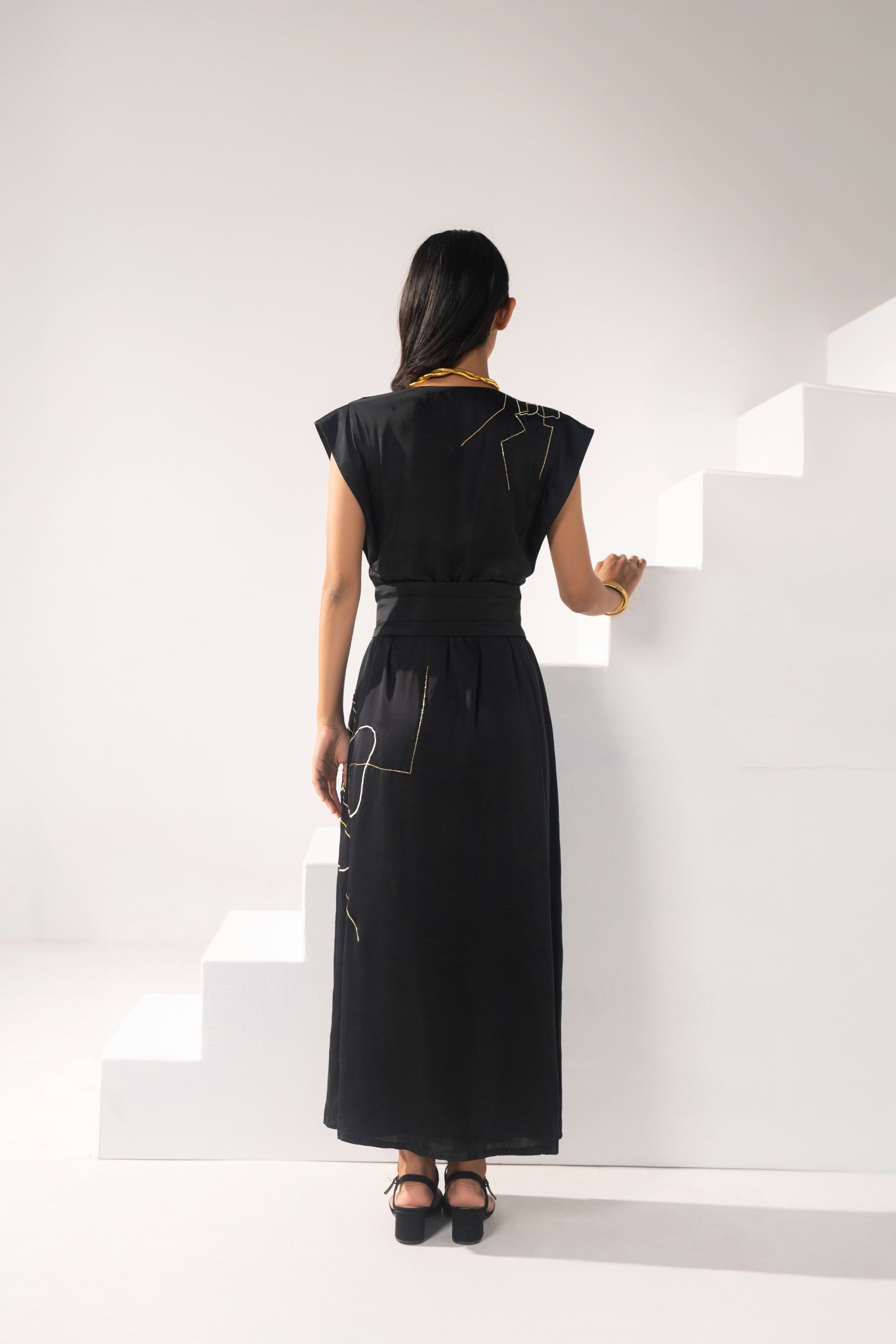 KURO Belted Dress