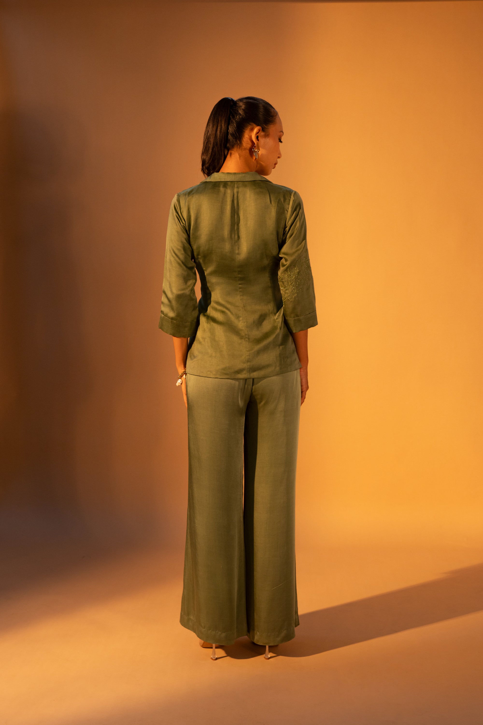 OBI Tie Up Shirt & SUKAFU Relaxed Pants