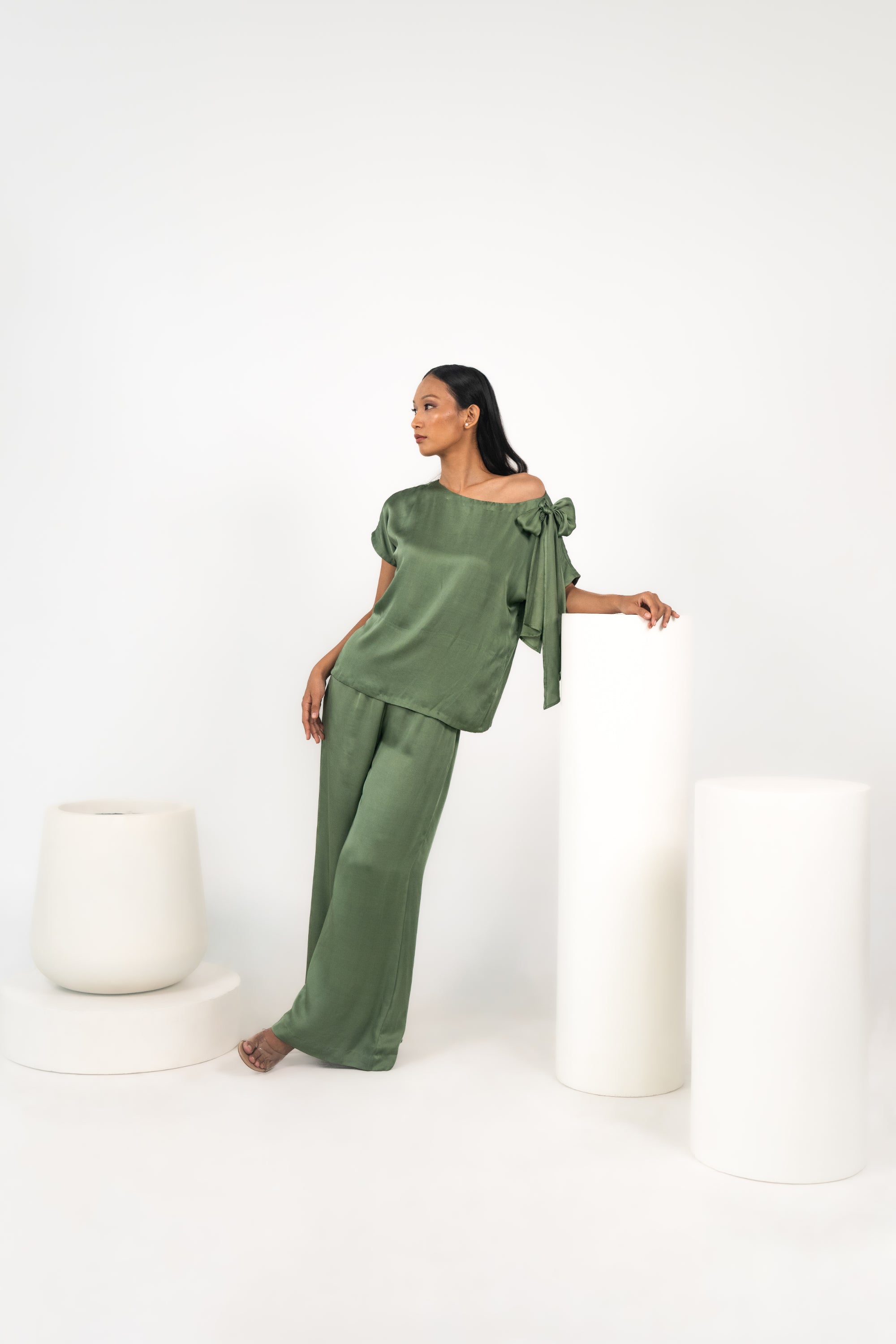 SUKAFU Scarf Top & SUKAFU Relaxed Pants