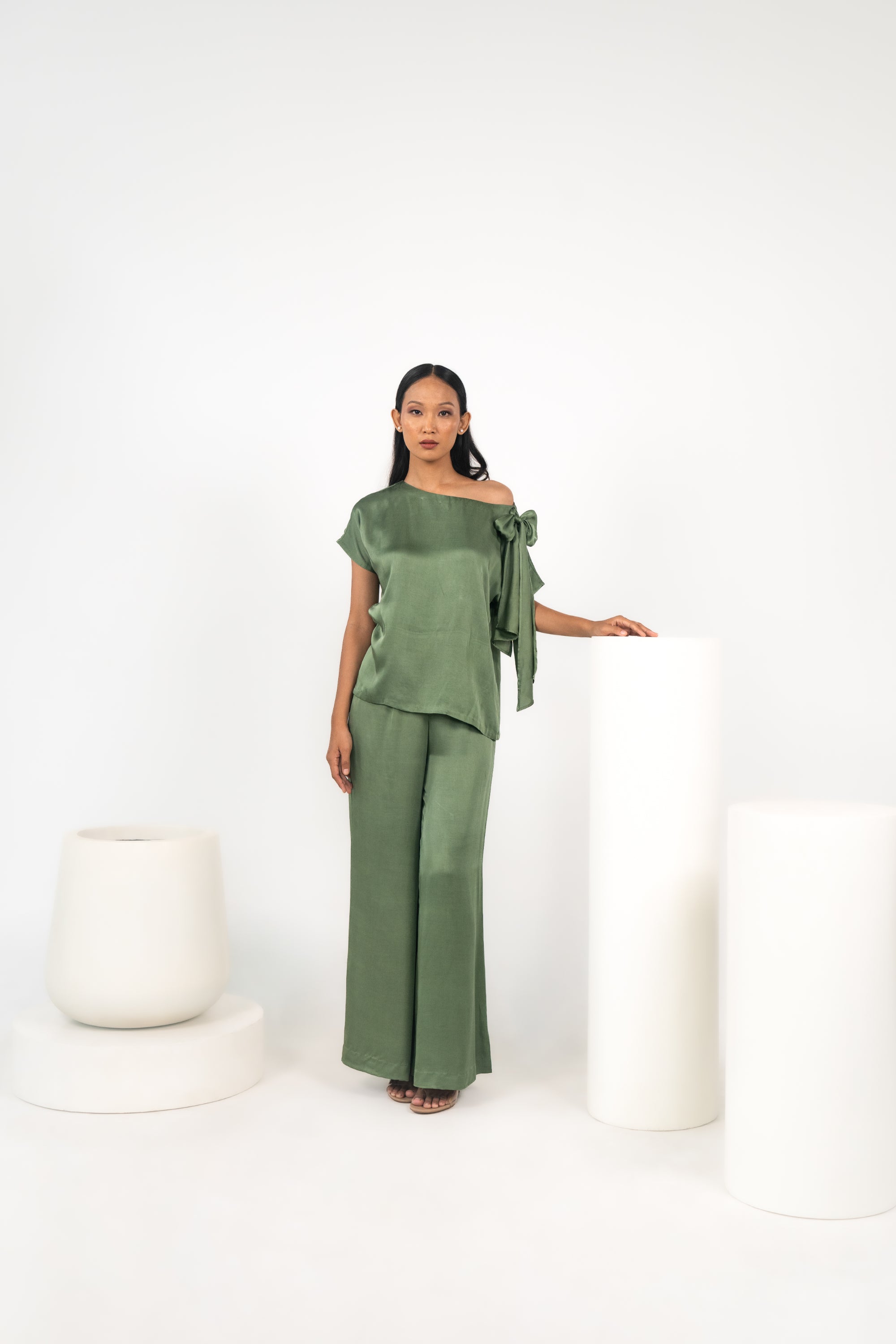 SUKAFU Scarf Top & SUKAFU Relaxed Pants