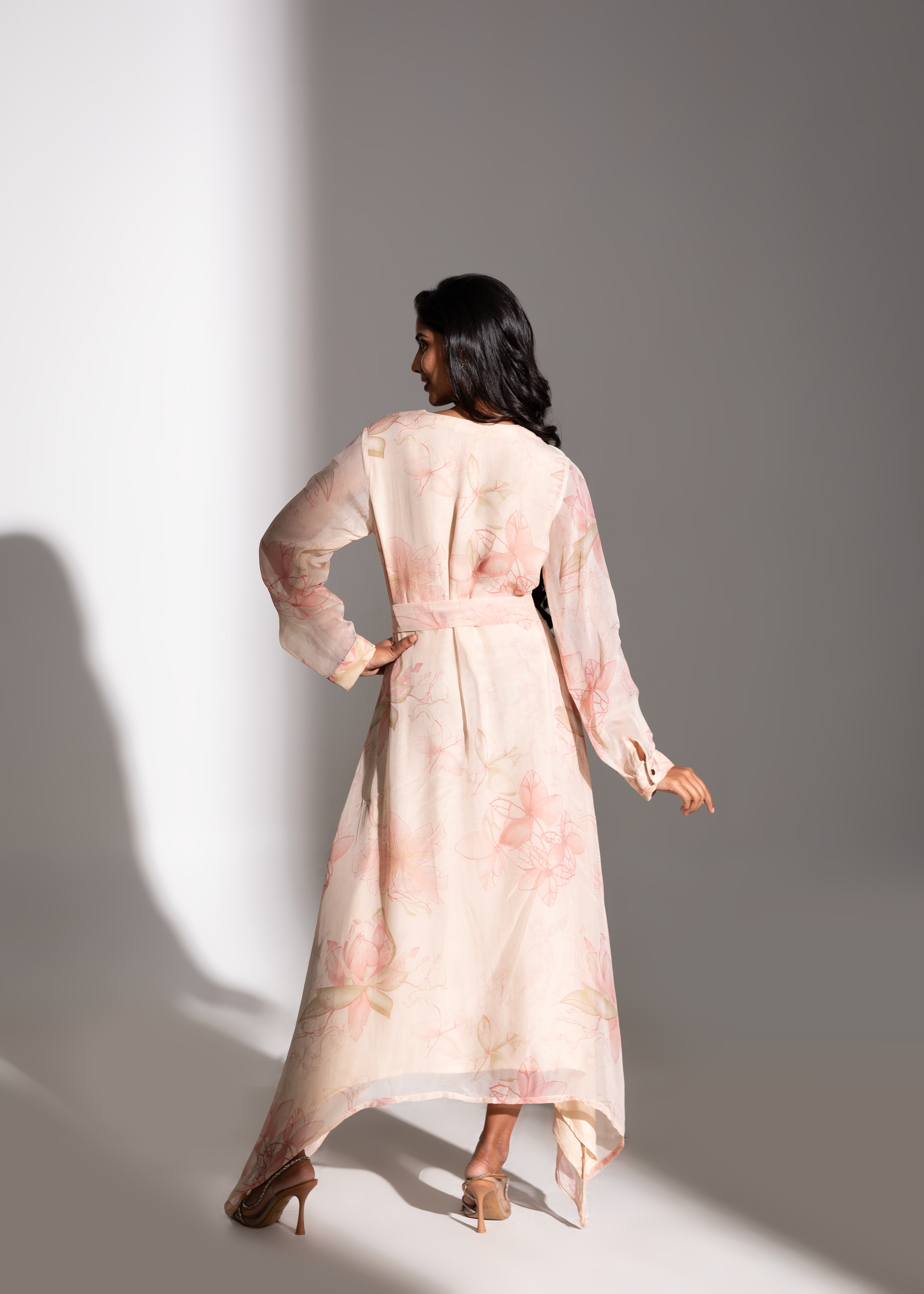 Printed Asymmetric Maxi Tunic