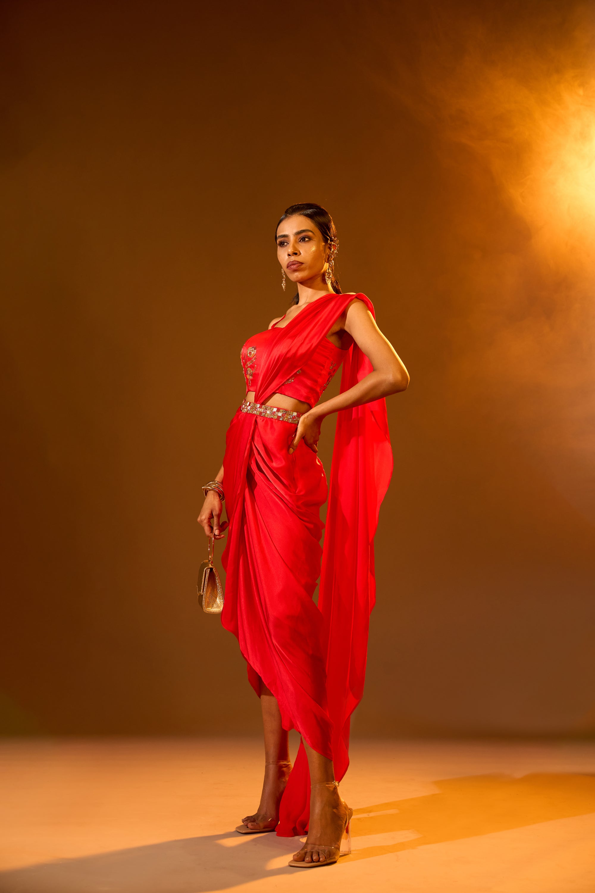 BOTANIC Corset & Pre-draped saree
